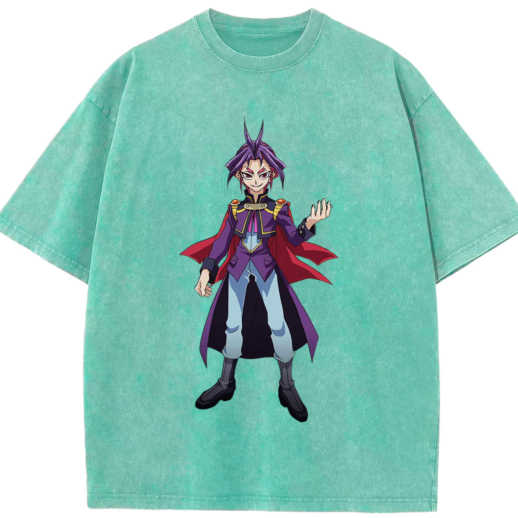 （画像用） 遊☆戯☆王 Yu-Gi-Oh! 綿100% ヴィンテージ風 半袖Tシャツ（フロントプリント）